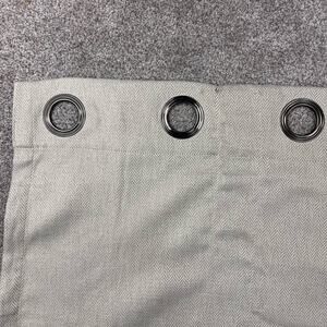 Set of 2 Sonoma Goods for Life tan herringbone grommet curtain panels 52x84